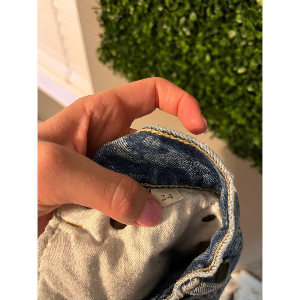 Able The Slouch Distressed Denim Jeans Size 24 - Picture 7 of 7